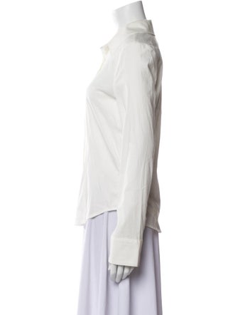 Reformation x Camille Rowe Long Sleeve Button-Up Top