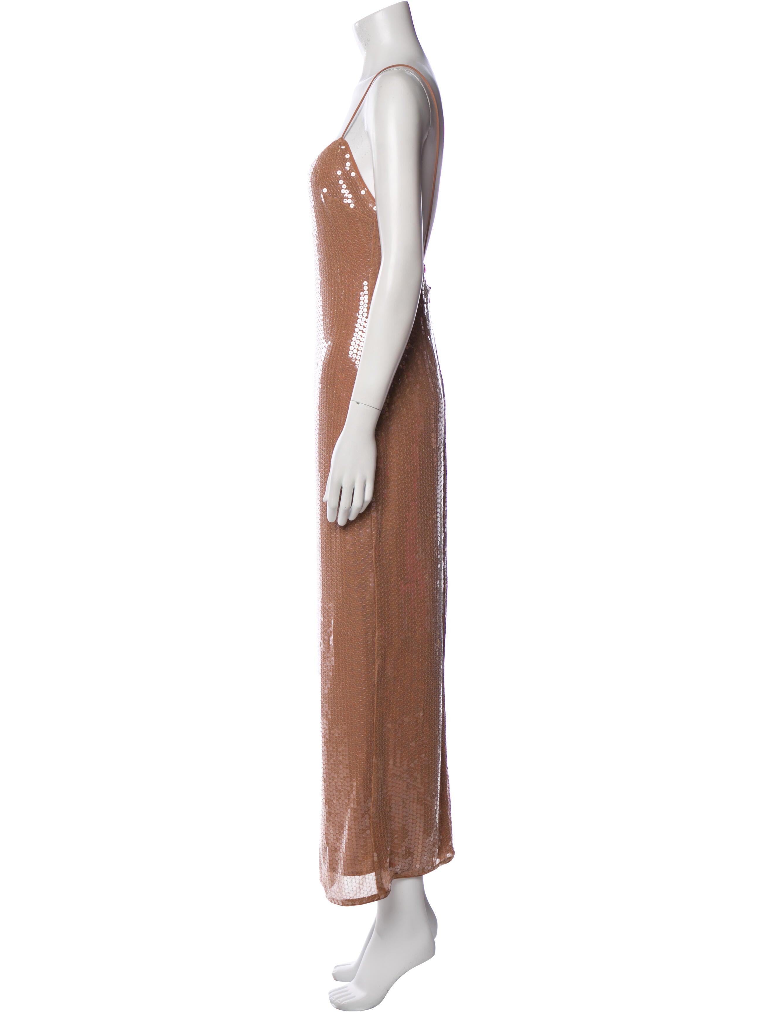 Reformation x Camille Rowe Scoop Neck Long Dress