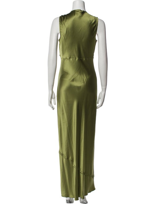 Reformation x Camille Rowe Silk Long Dress