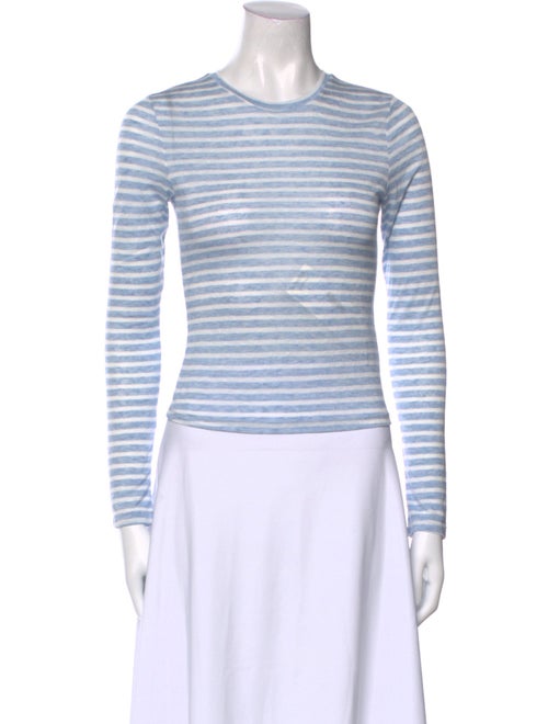 Reformation x Camille Rowe Striped Crew Neck Top