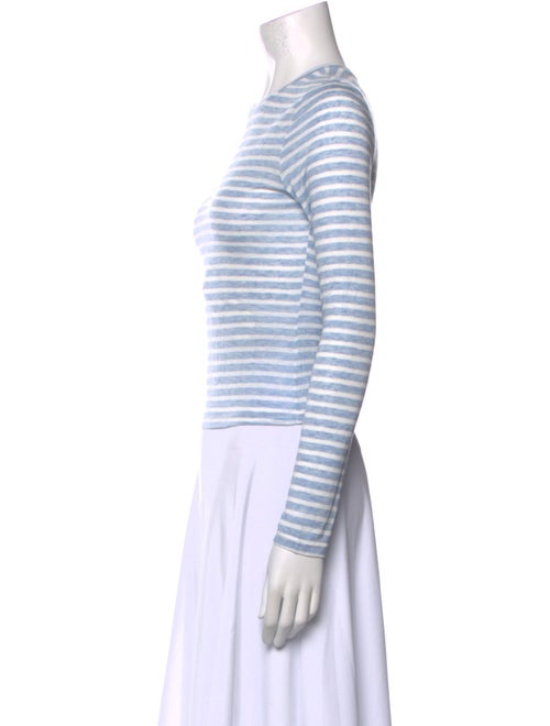 Reformation x Camille Rowe Striped Crew Neck Top