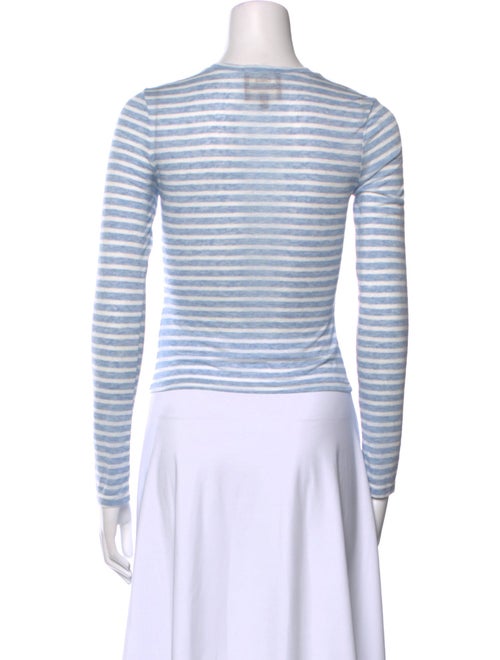Reformation x Camille Rowe Striped Crew Neck Top
