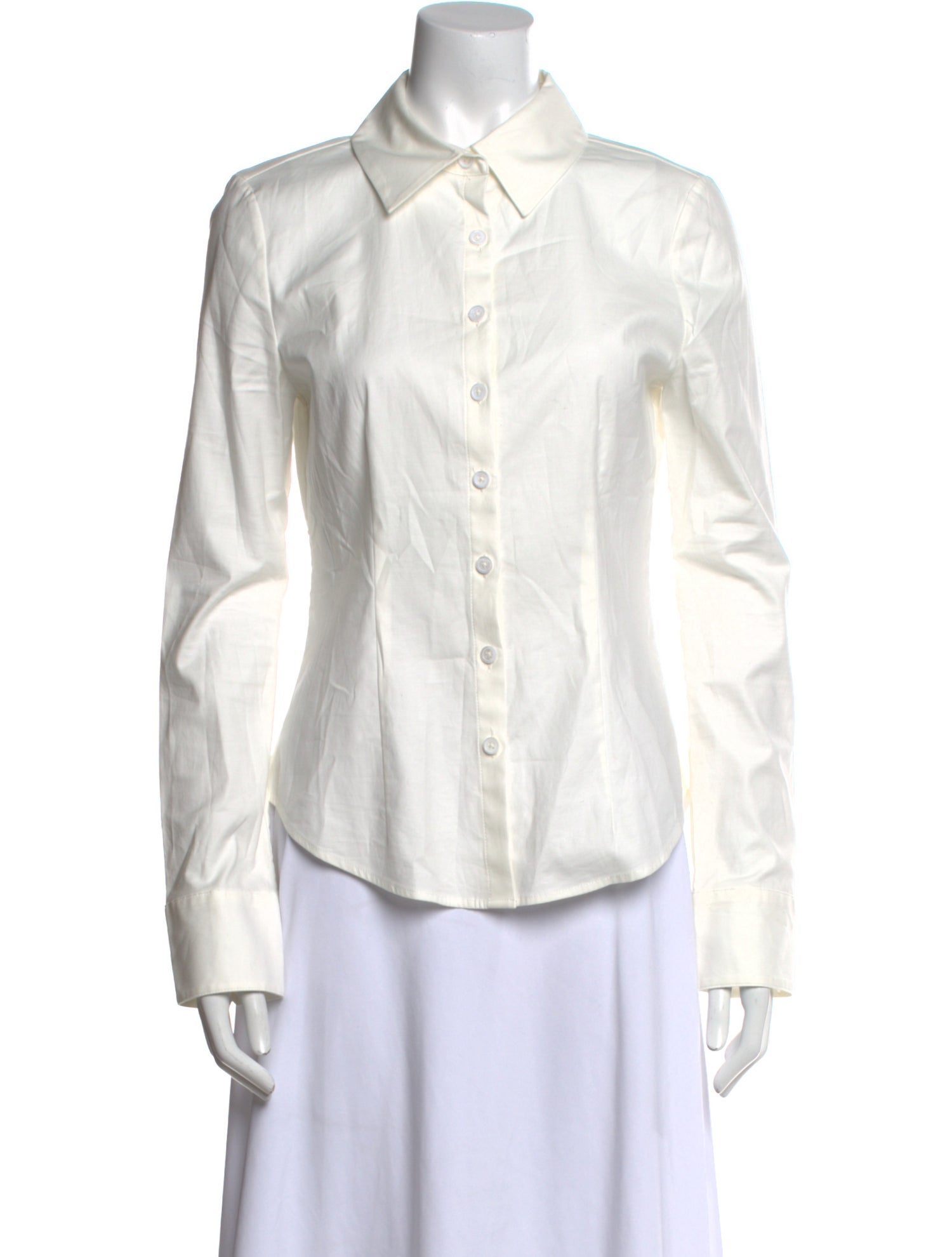 Reformation x Camille Rowe Long Sleeve Button-Up Top