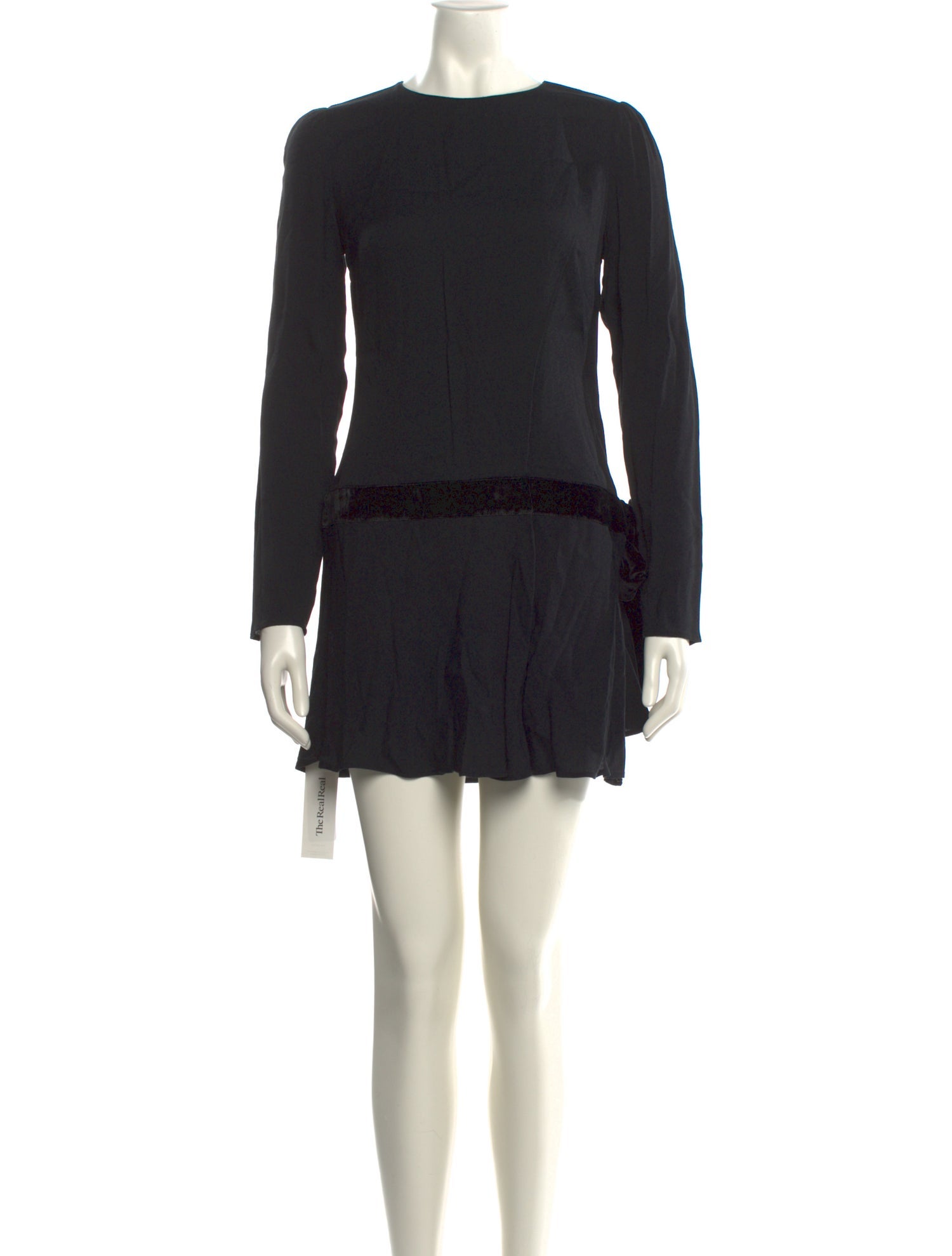 Reformation x Camille Rowe Crew Neck Mini Dress in Black, Women's XS Reformation x Camille Rowe Crew Neck Mini Dress in Black, Women's XS