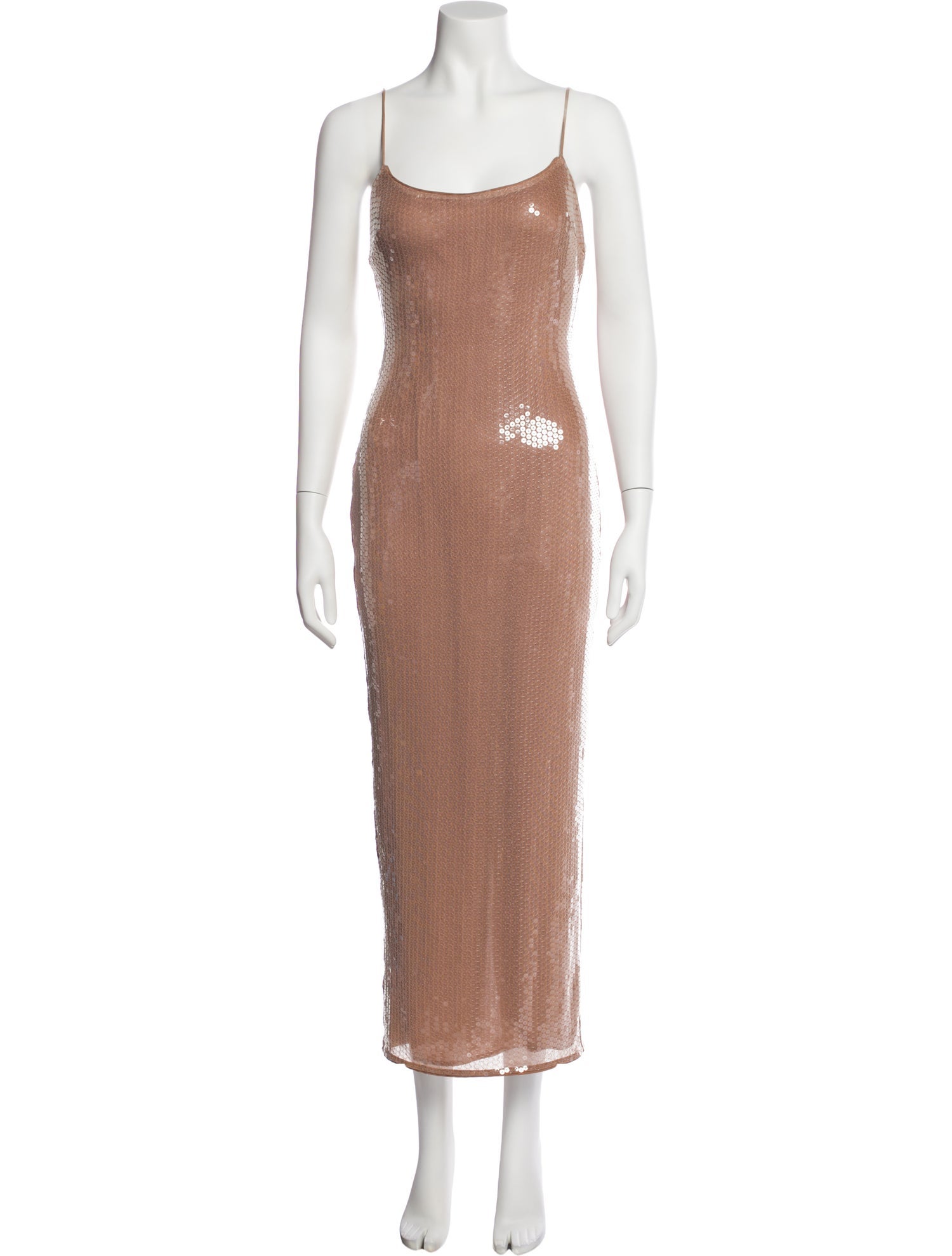 Reformation x Camille Rowe Scoop Neck Long Dress