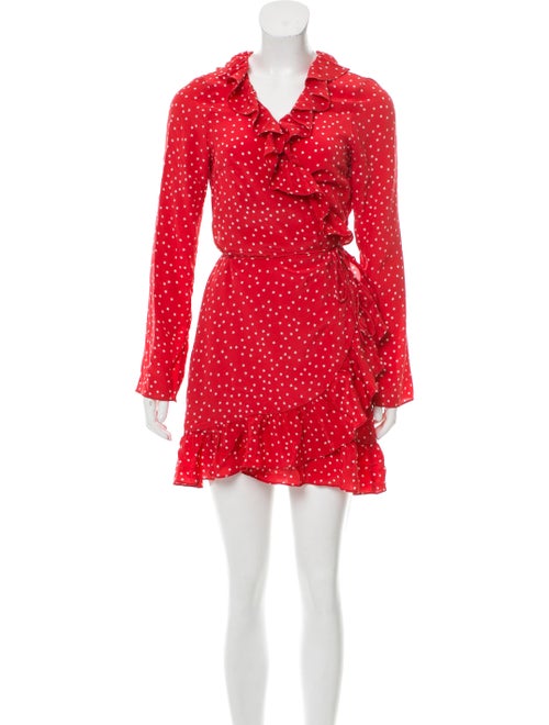Réalisation Par Silk Mini Dress Red