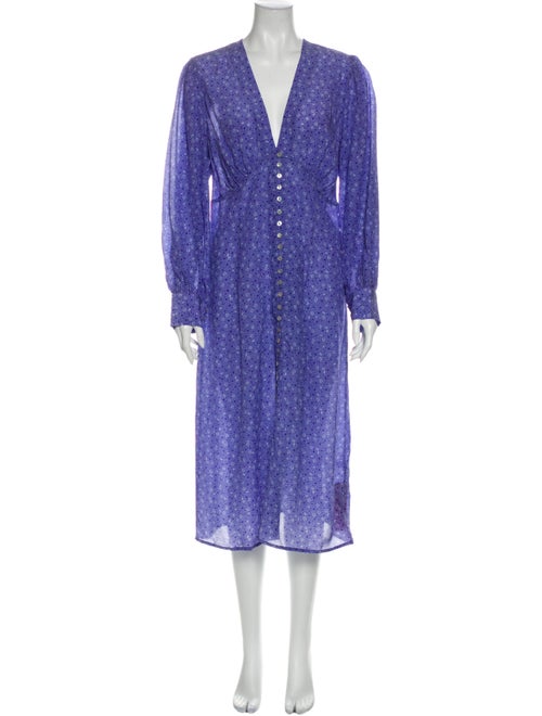 Réalisation Par Silk Midi Length Dress w/ Tags Pur