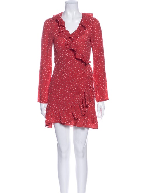 Réalisation Par Silk Mini Dress Red