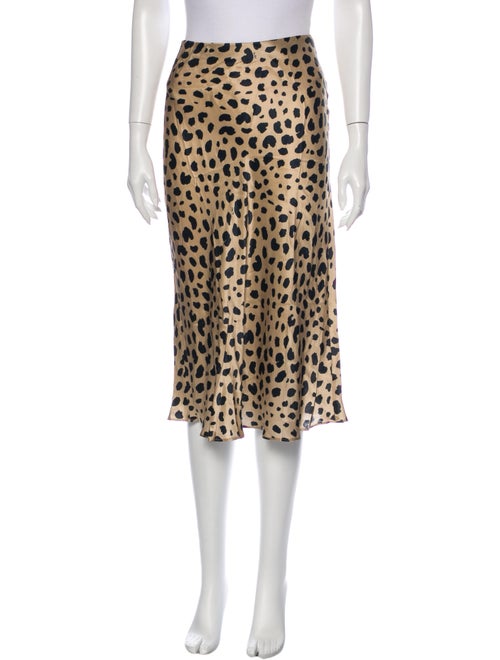 Réalisation Par Silk Knee-Length Skirt w/ Tags