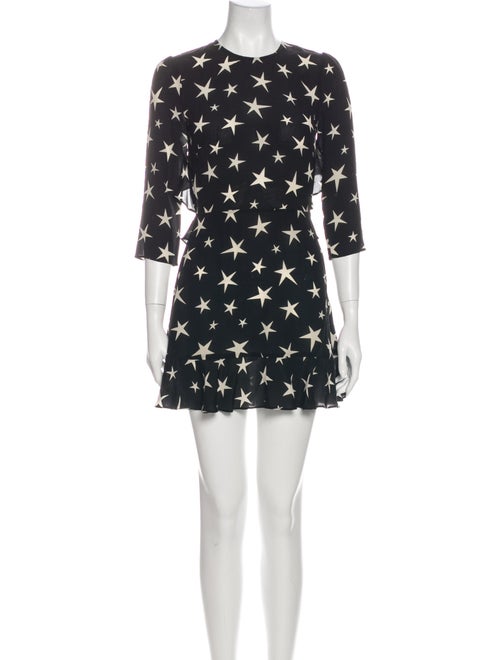 Réalisation Par Silk Mini Dress Black