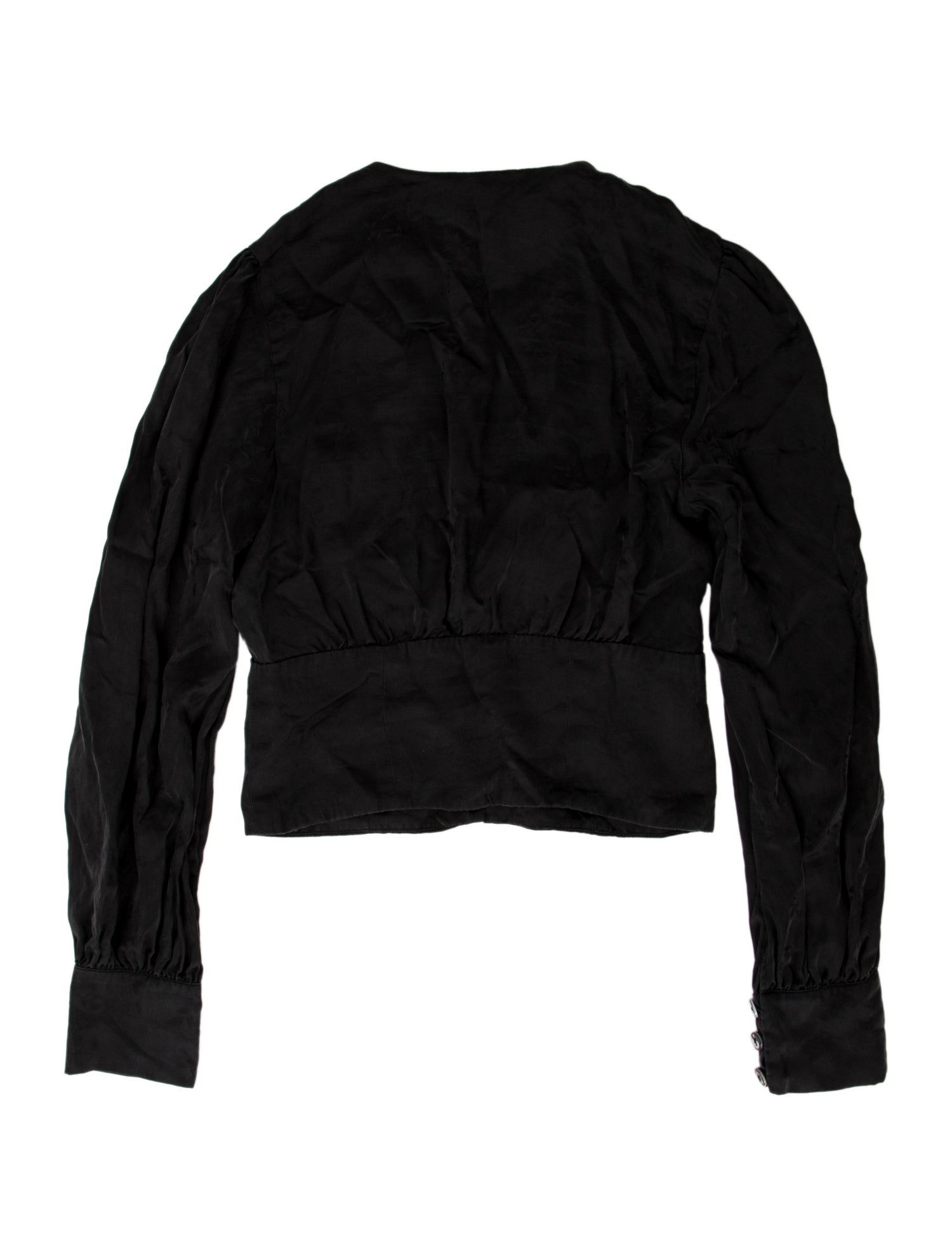 Réalisation Par Silk V-Neck Crop Top