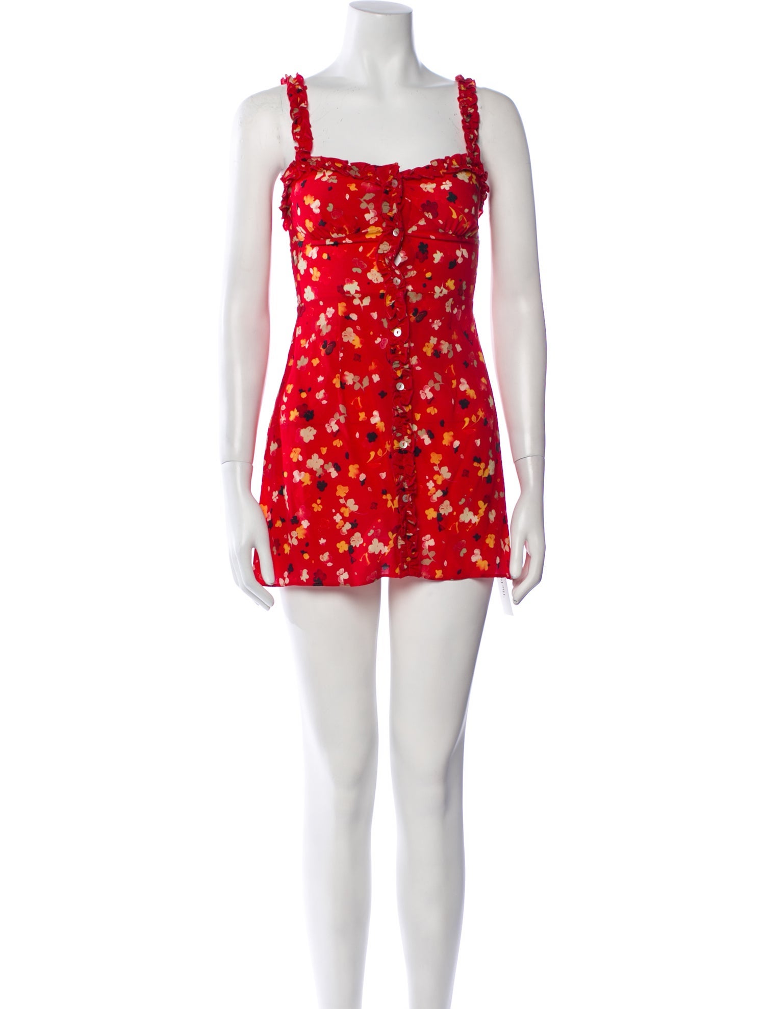 Réalisation Par Silk Floral Print Tunic