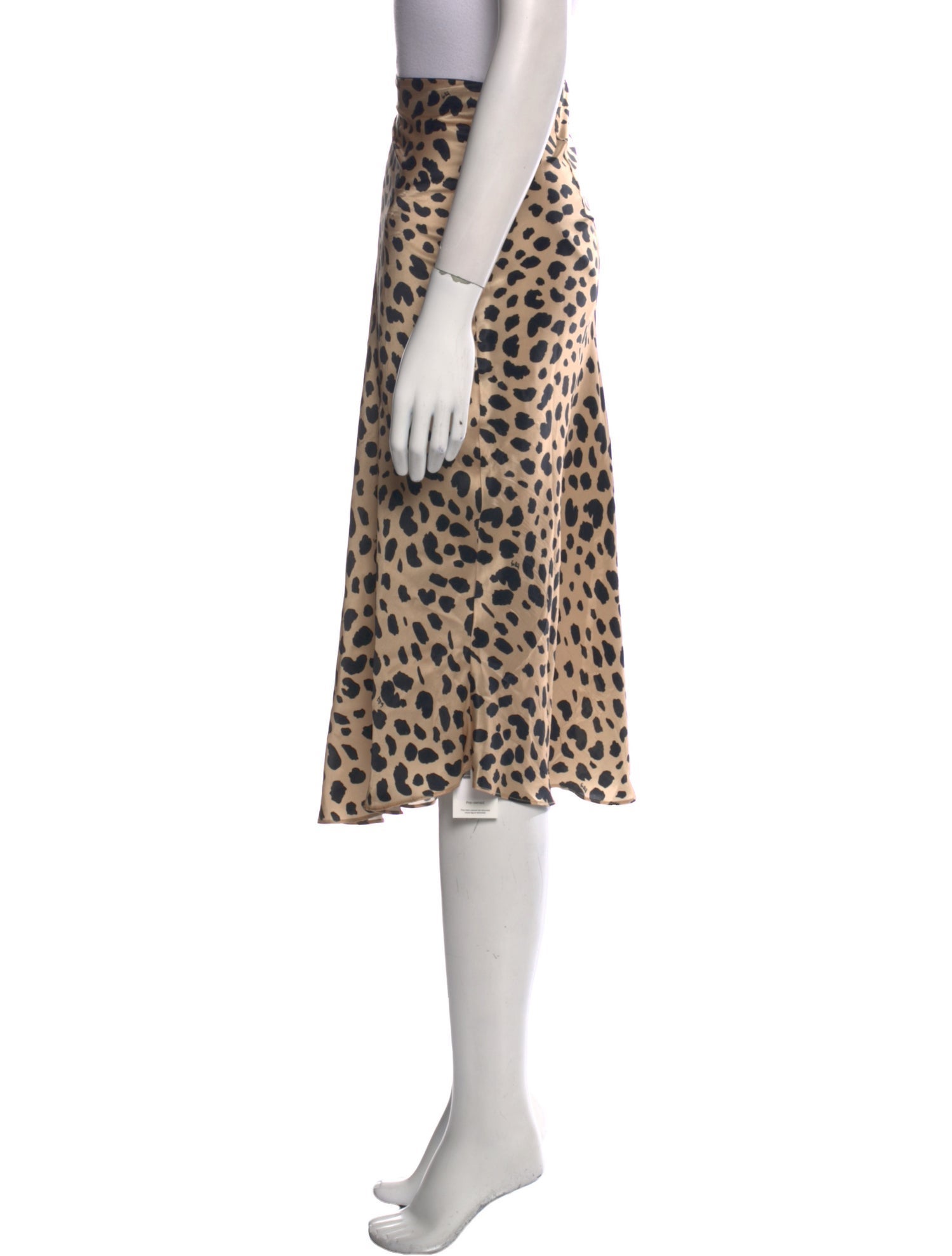 Réalisation Par Silk Midi Length Skirt