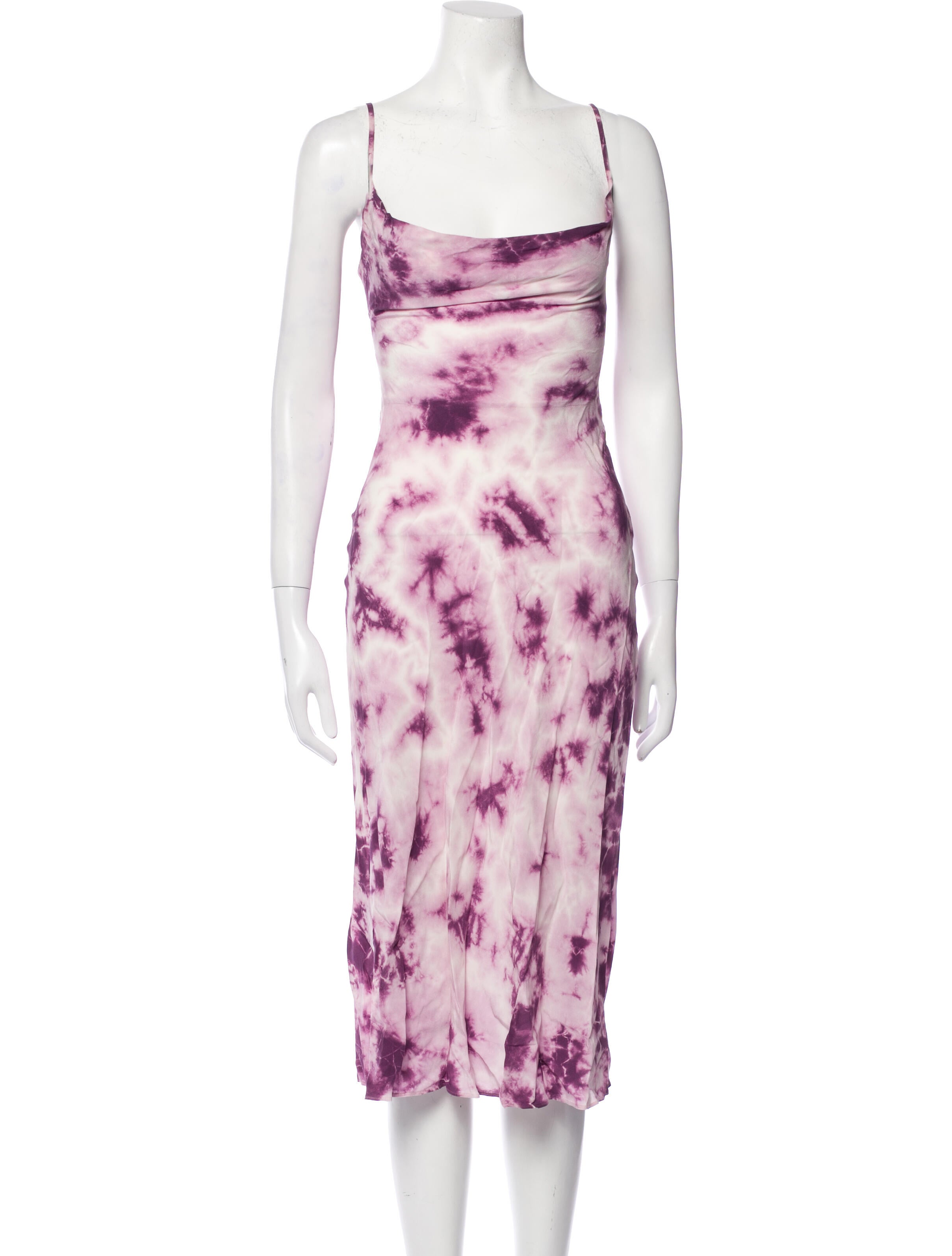 Réalisation Par Silk Midi Length Dress