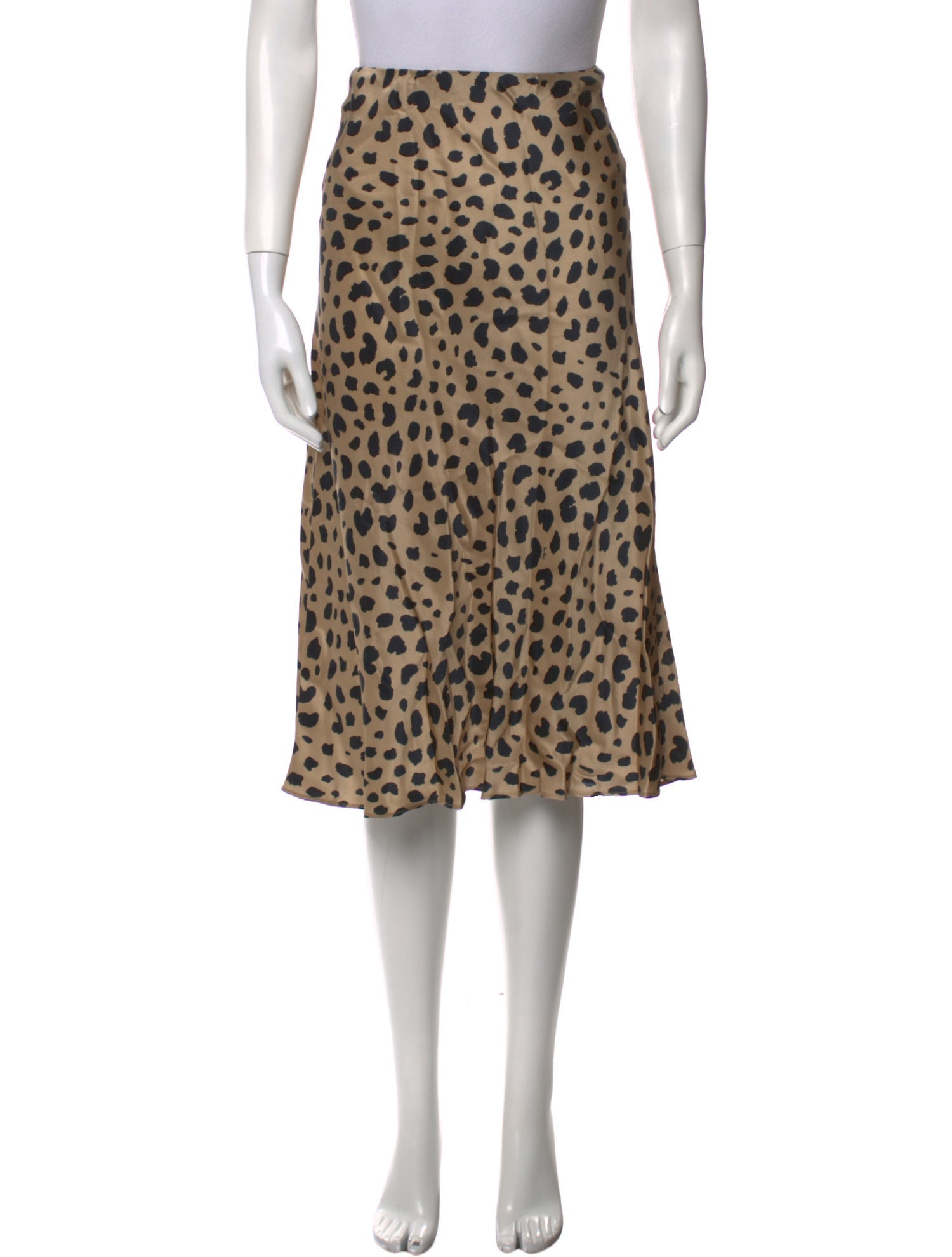 Réalisation Par Silk Midi Length Skirt