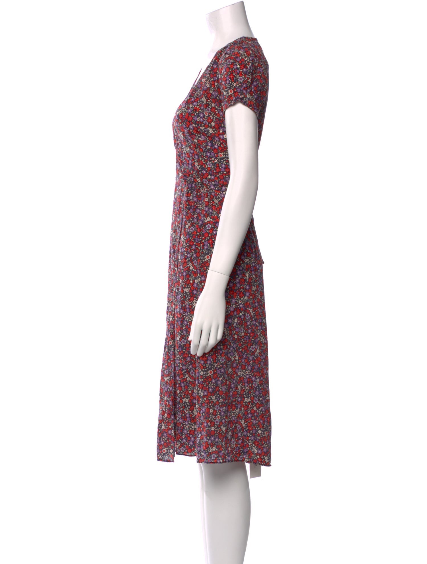 Réalisation Par Silk Knee-Length Dress