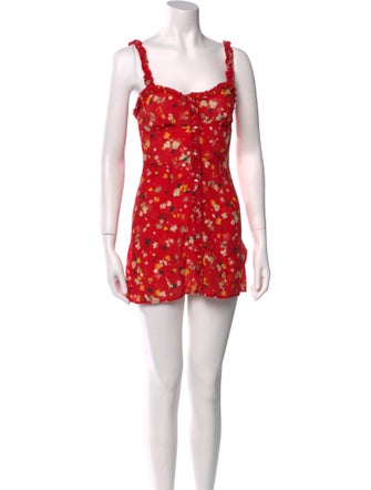 Réalisation Par Silk Floral Print Tunic