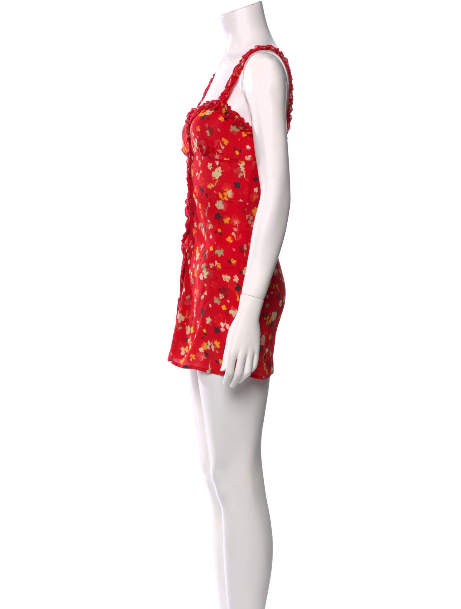 Réalisation Par Silk Floral Print Tunic