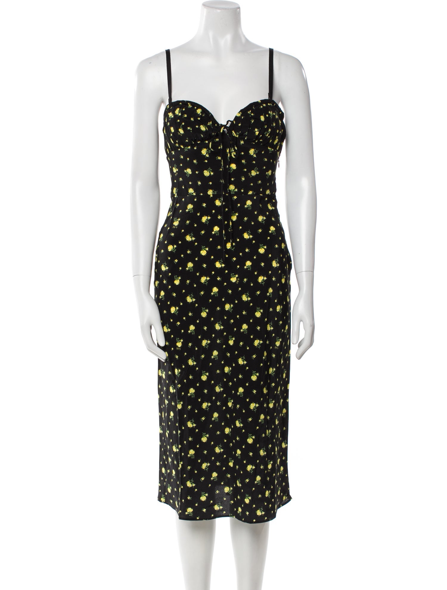 Réalisation Par Silk Midi Length Dress