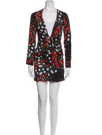 Réalisation Par Silk Printed Skirt Set