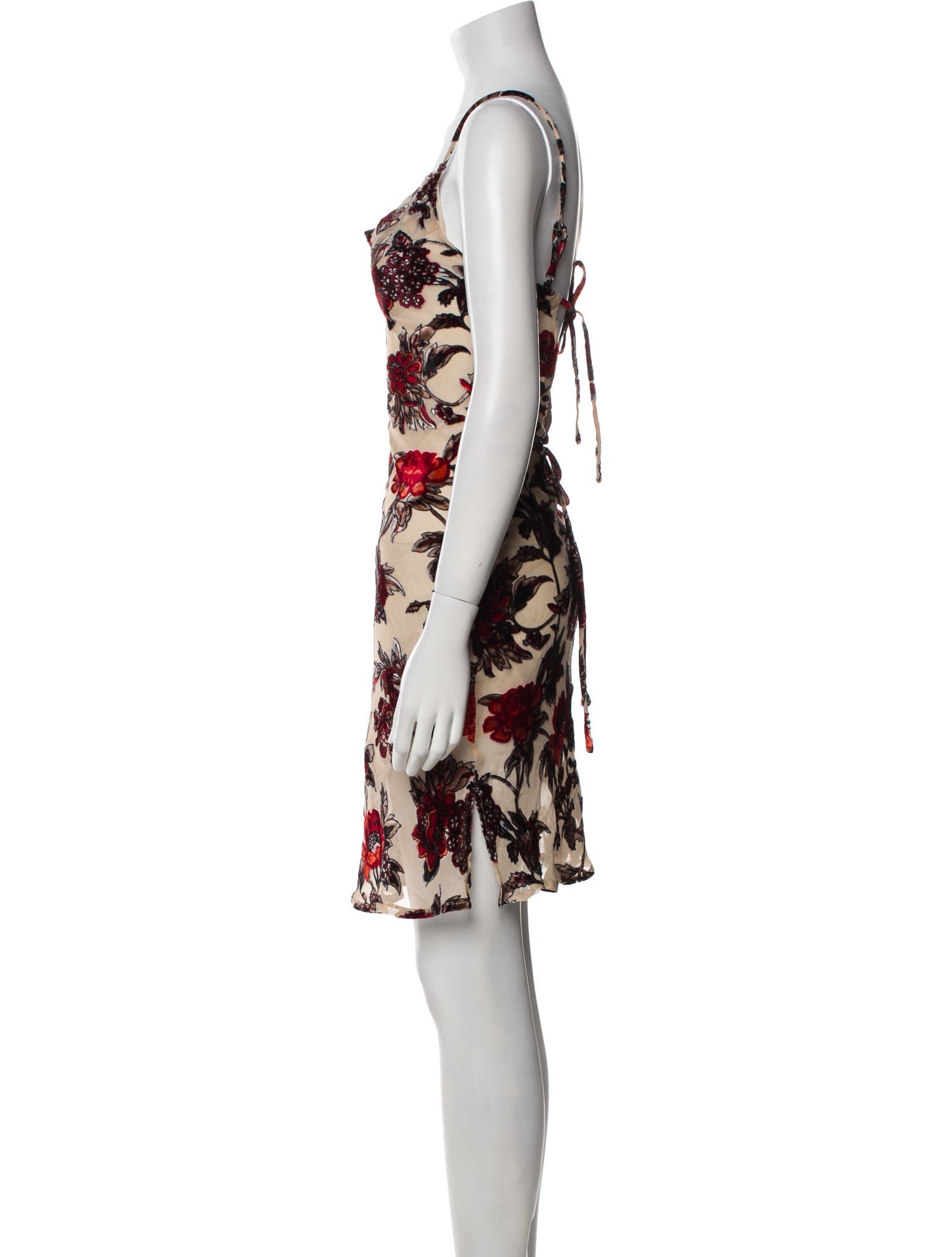 Réalisation Par Silk Midi Length Dress