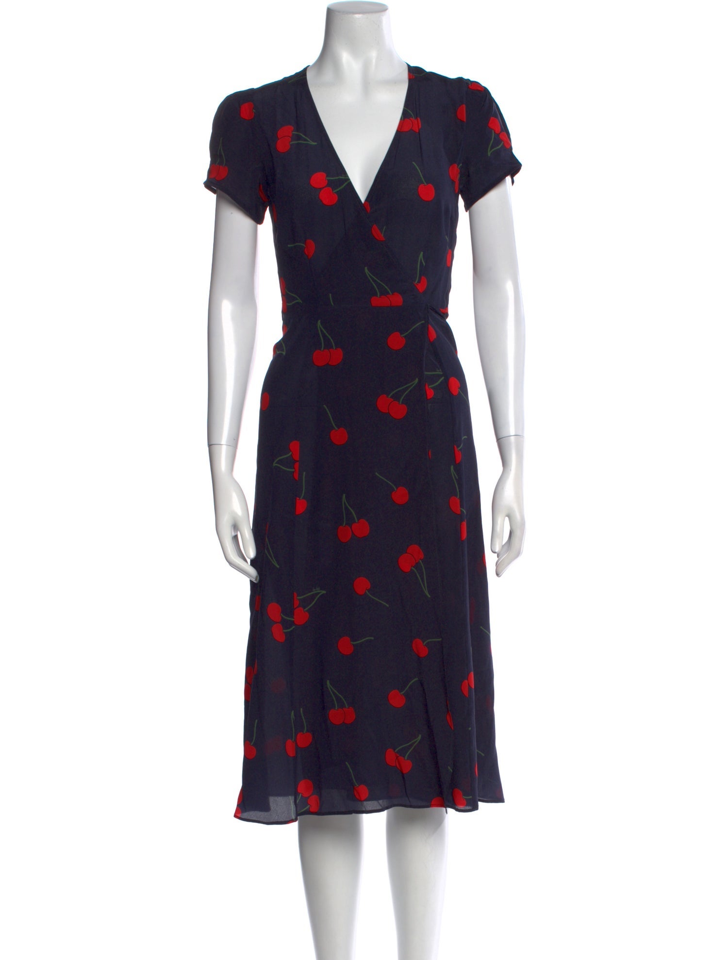 Réalisation Par Silk Midi Length Dress