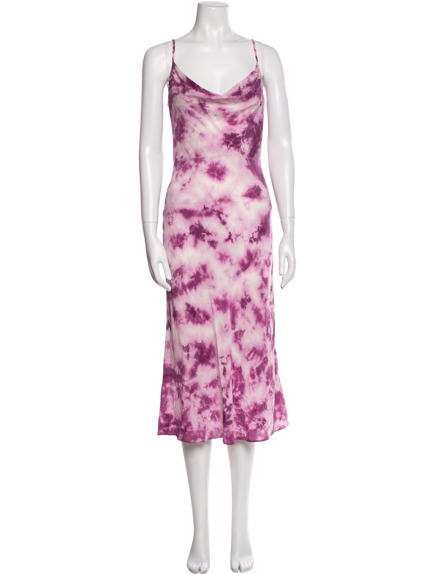 Réalisation Par Silk Midi Length Dress