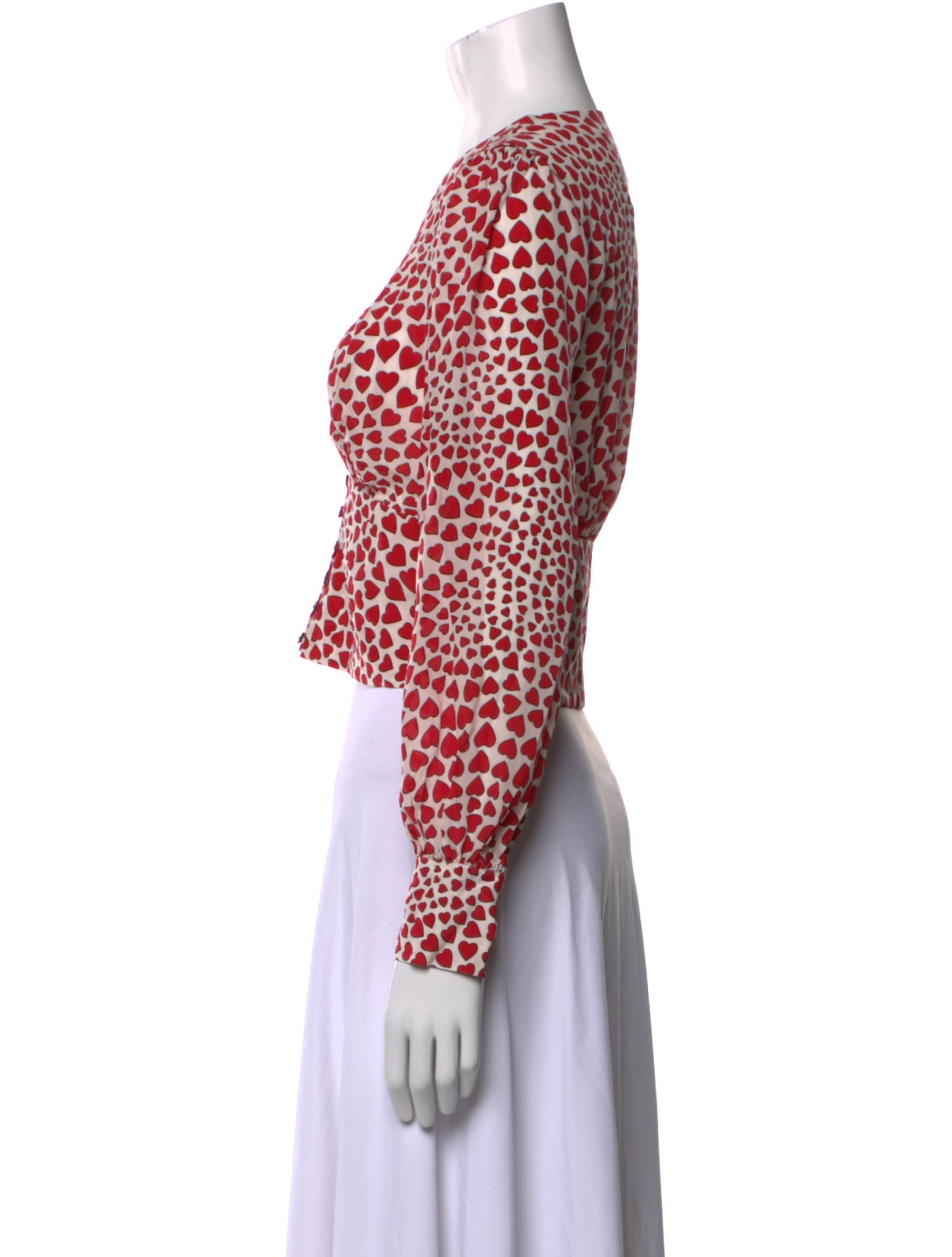 Réalisation Par Silk Floral Print Crop Top