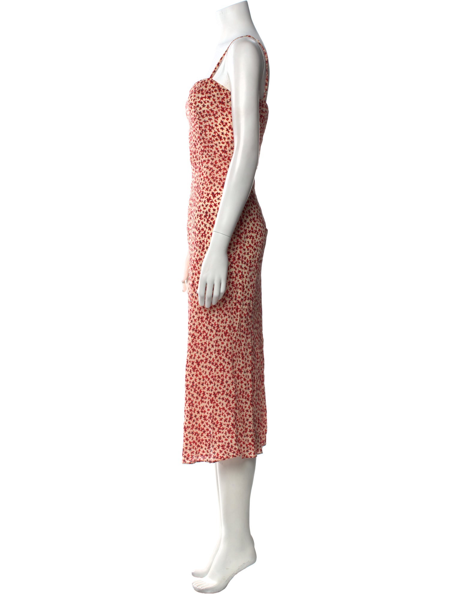 Réalisation Par Silk Midi Length Dress