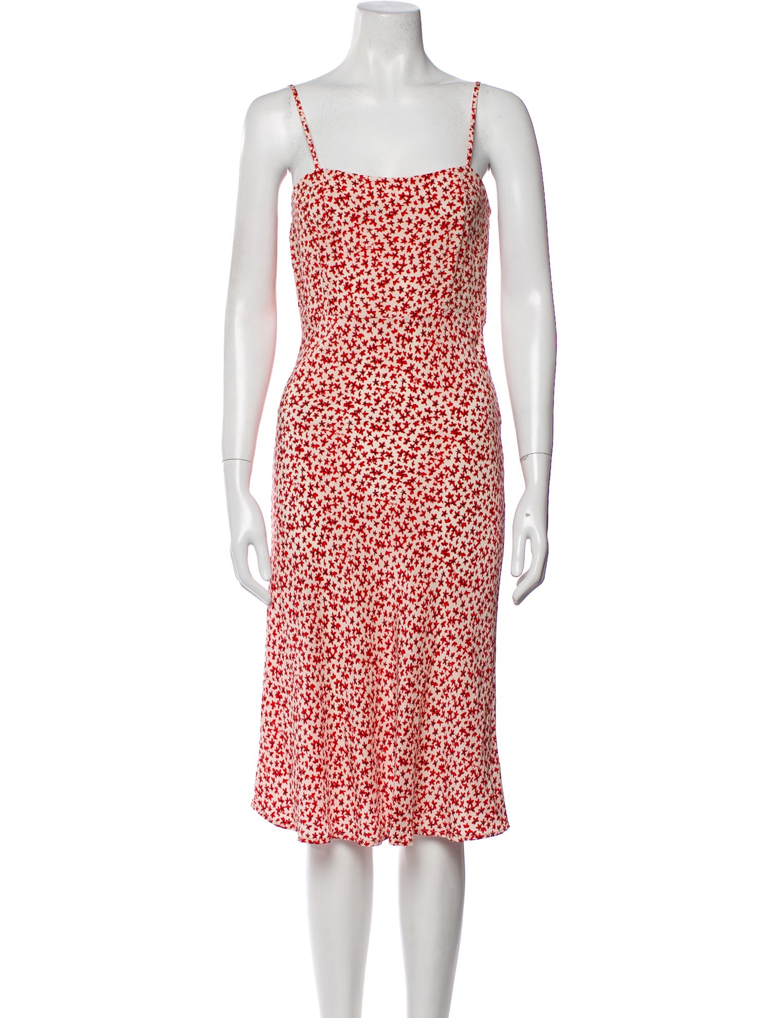 Réalisation Par Silk Midi Length Dress