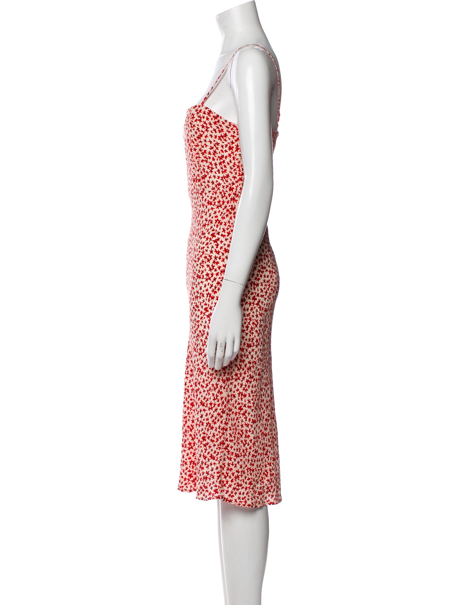 Réalisation Par Silk Midi Length Dress