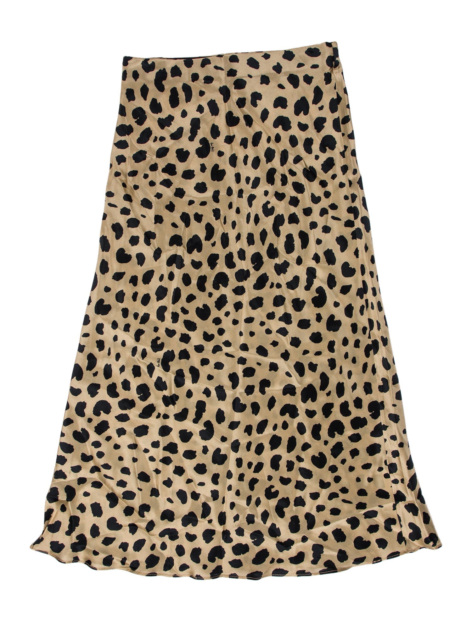 Réalisation Par Silk Knee-Length Skirt