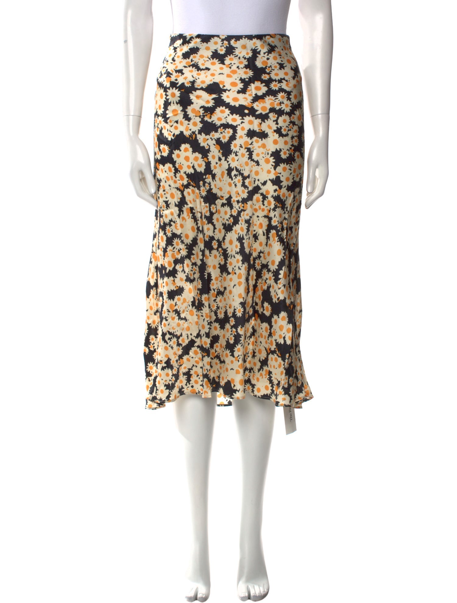 Réalisation Par Silk Midi Length Skirt