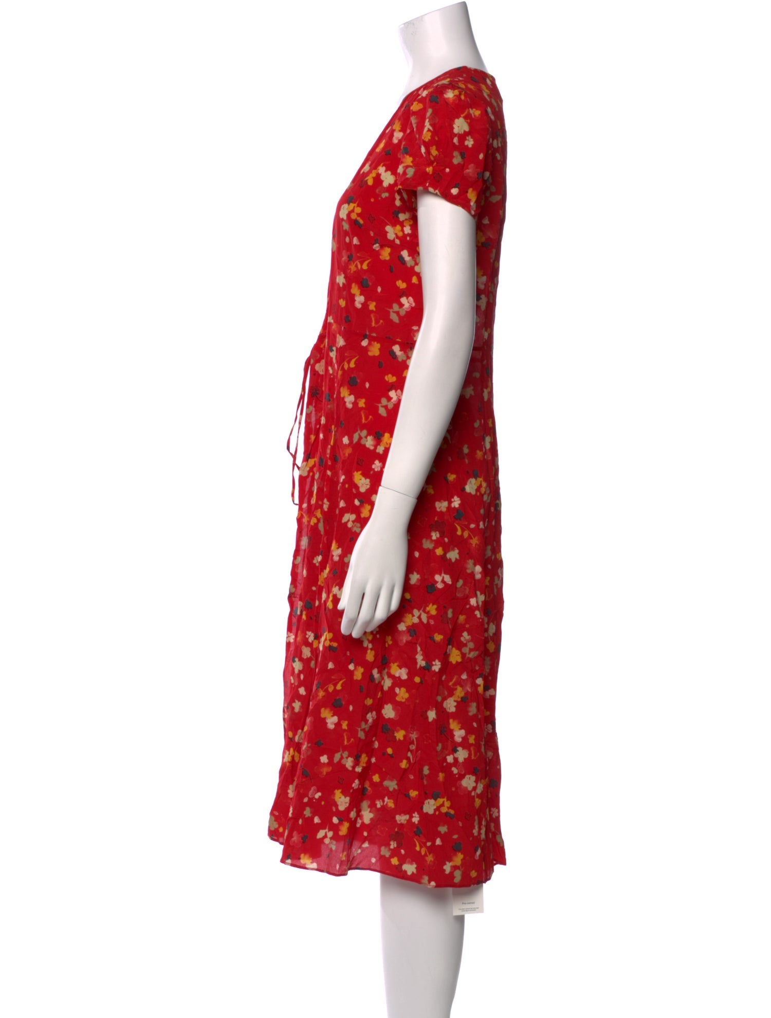 Réalisation Par Silk Midi Length Dress