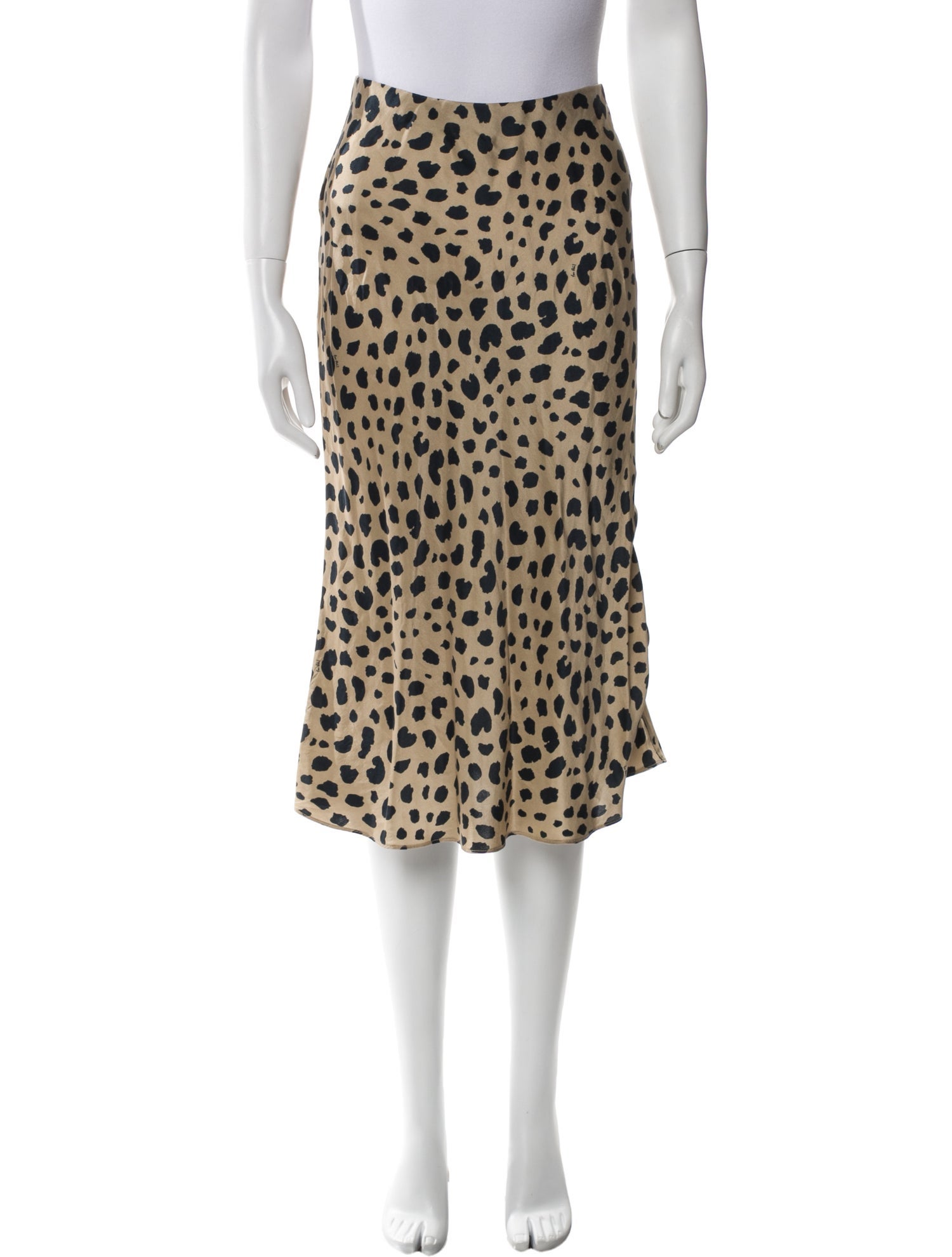 Réalisation Par Silk Midi Length Skirt