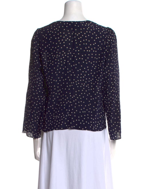 Réalisation Par Silk Printed Blouse