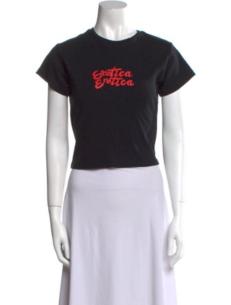 Réalisation Par Graphic Print Crew Neck T-Shirt