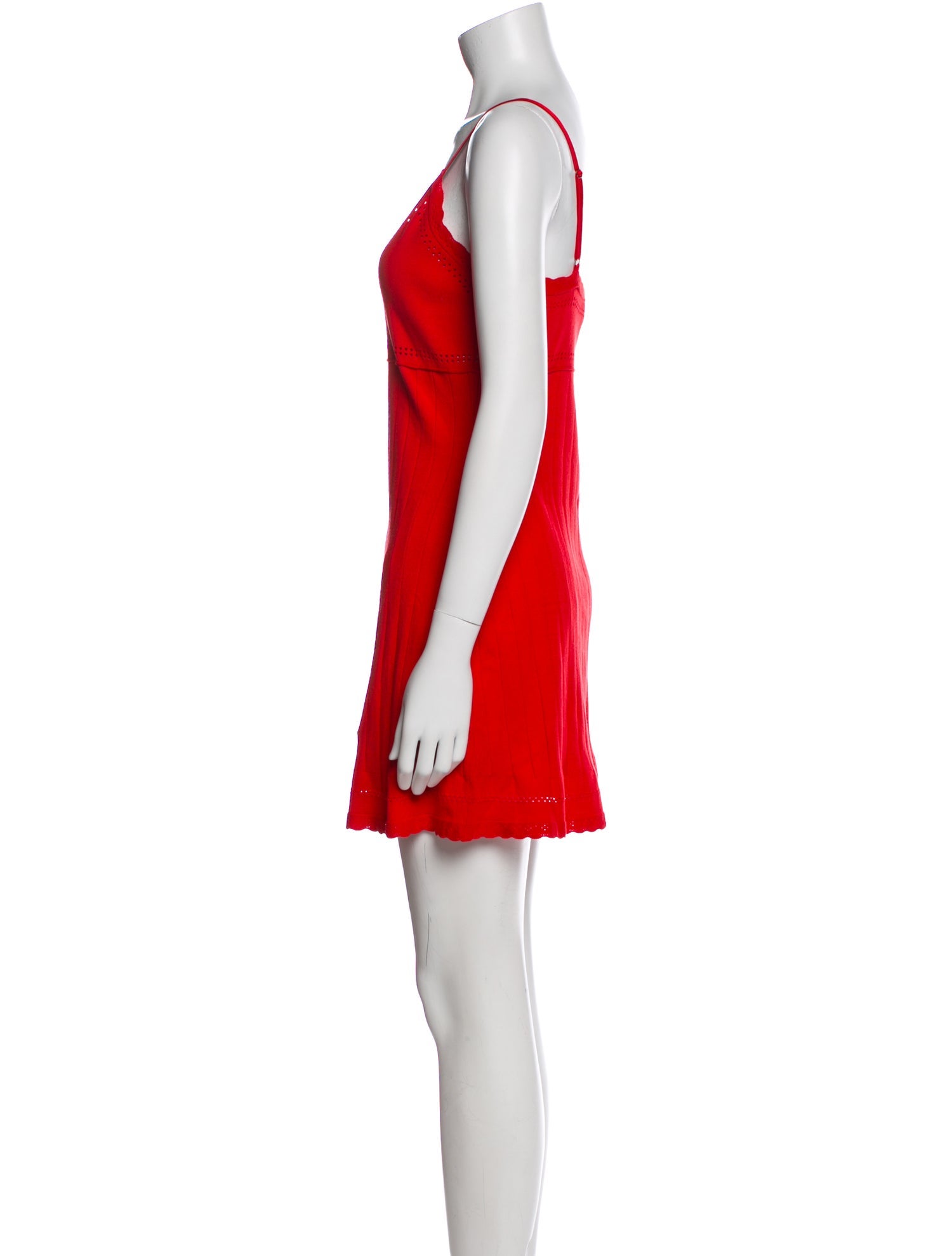 Réalisation Par Square Neckline Mini Dress