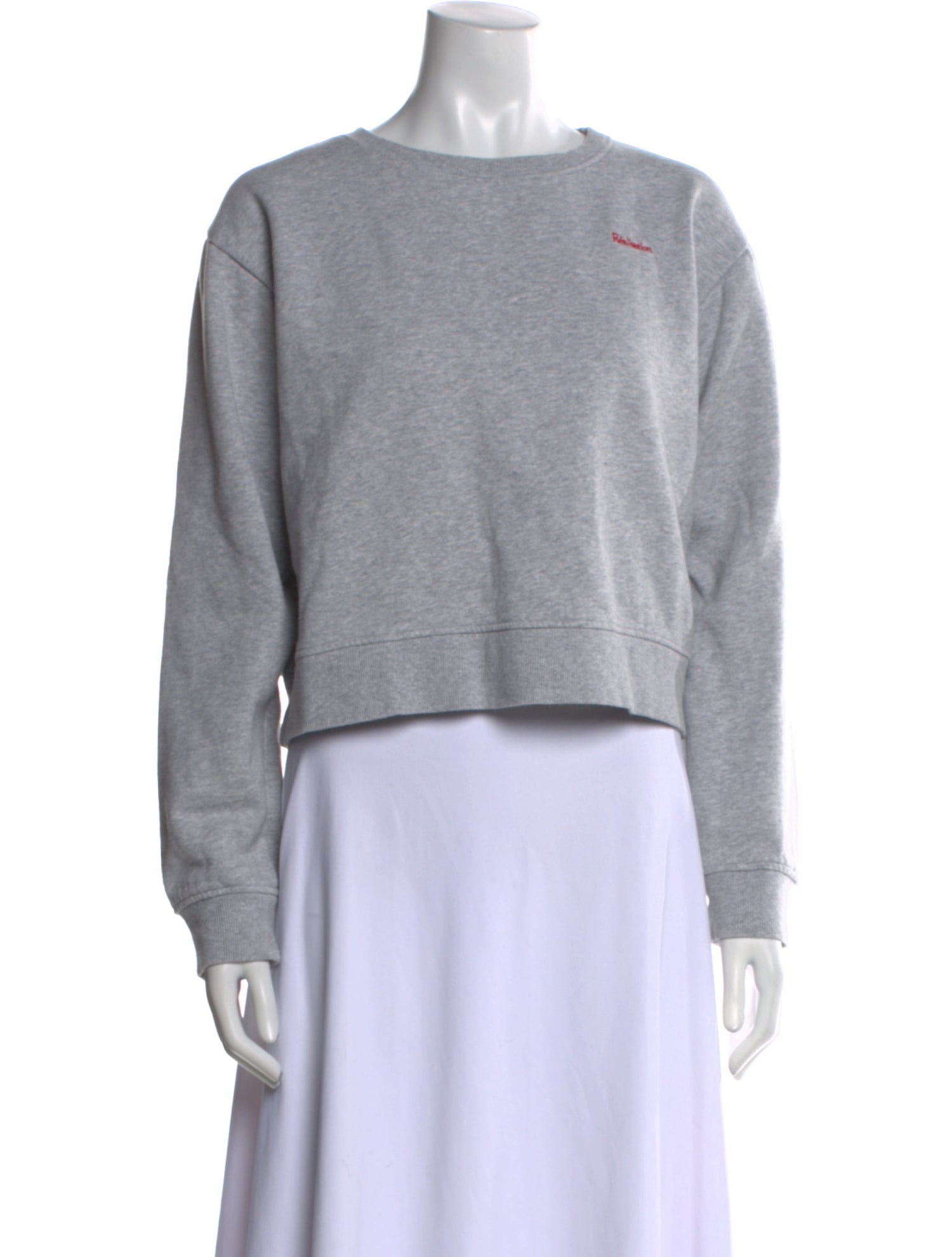 Réalisation Par Crew Neck Long Sleeve Sweatshirt