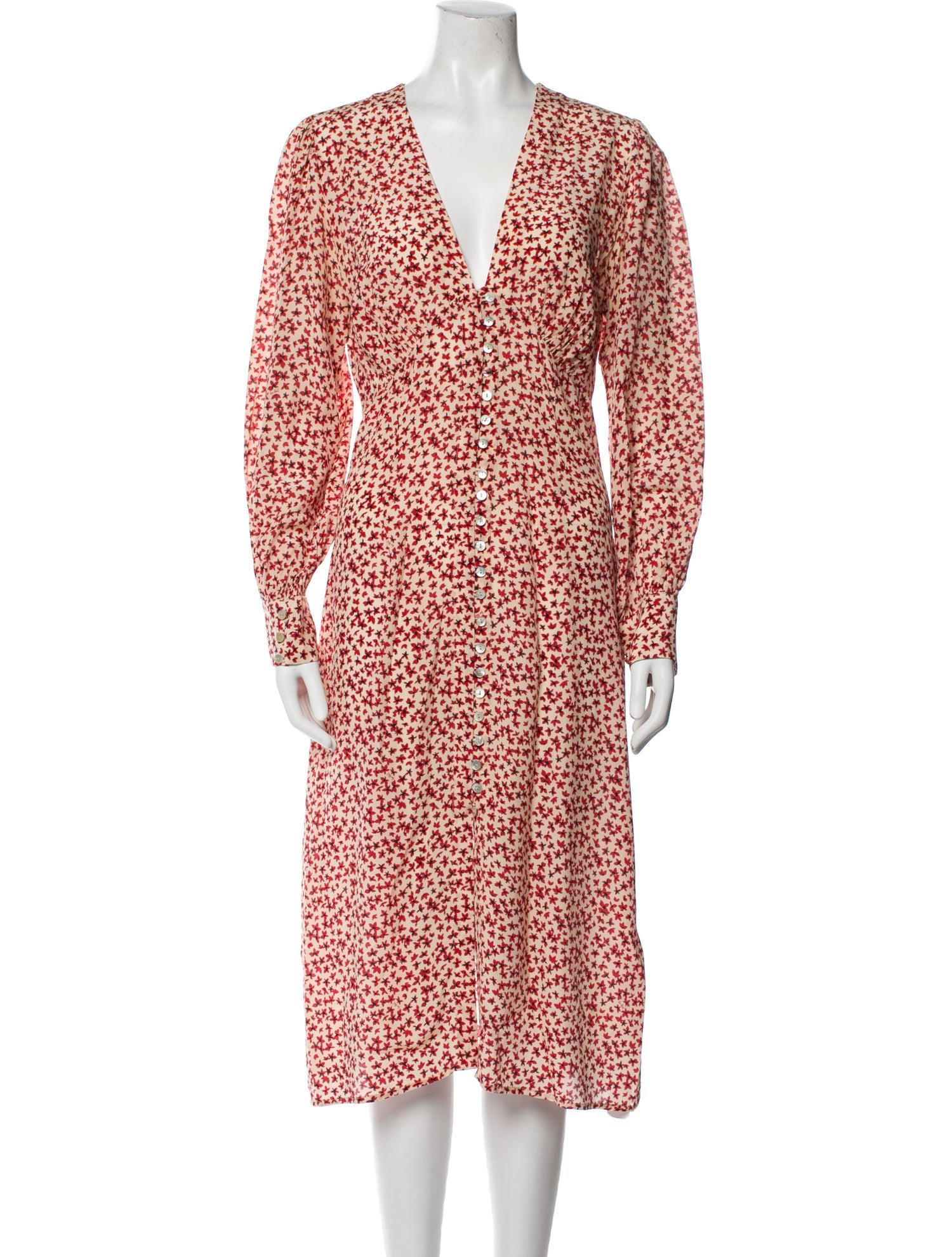 Réalisation Par Silk Midi Length Dress