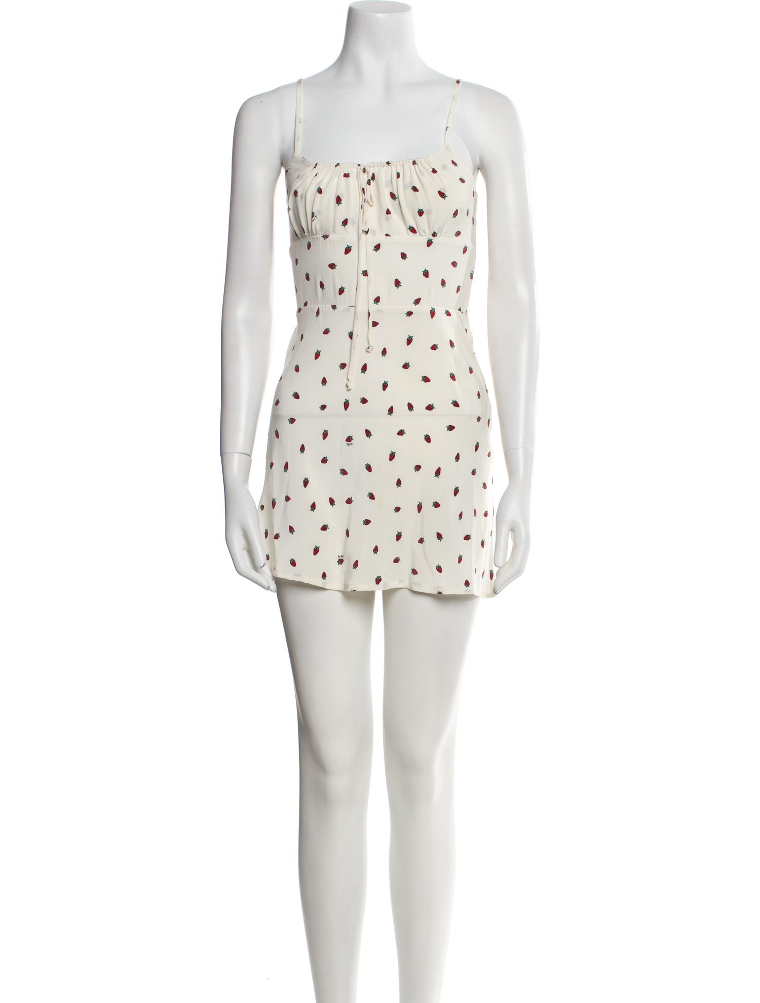 Réalisation Par Printed Square Neckline Tunic