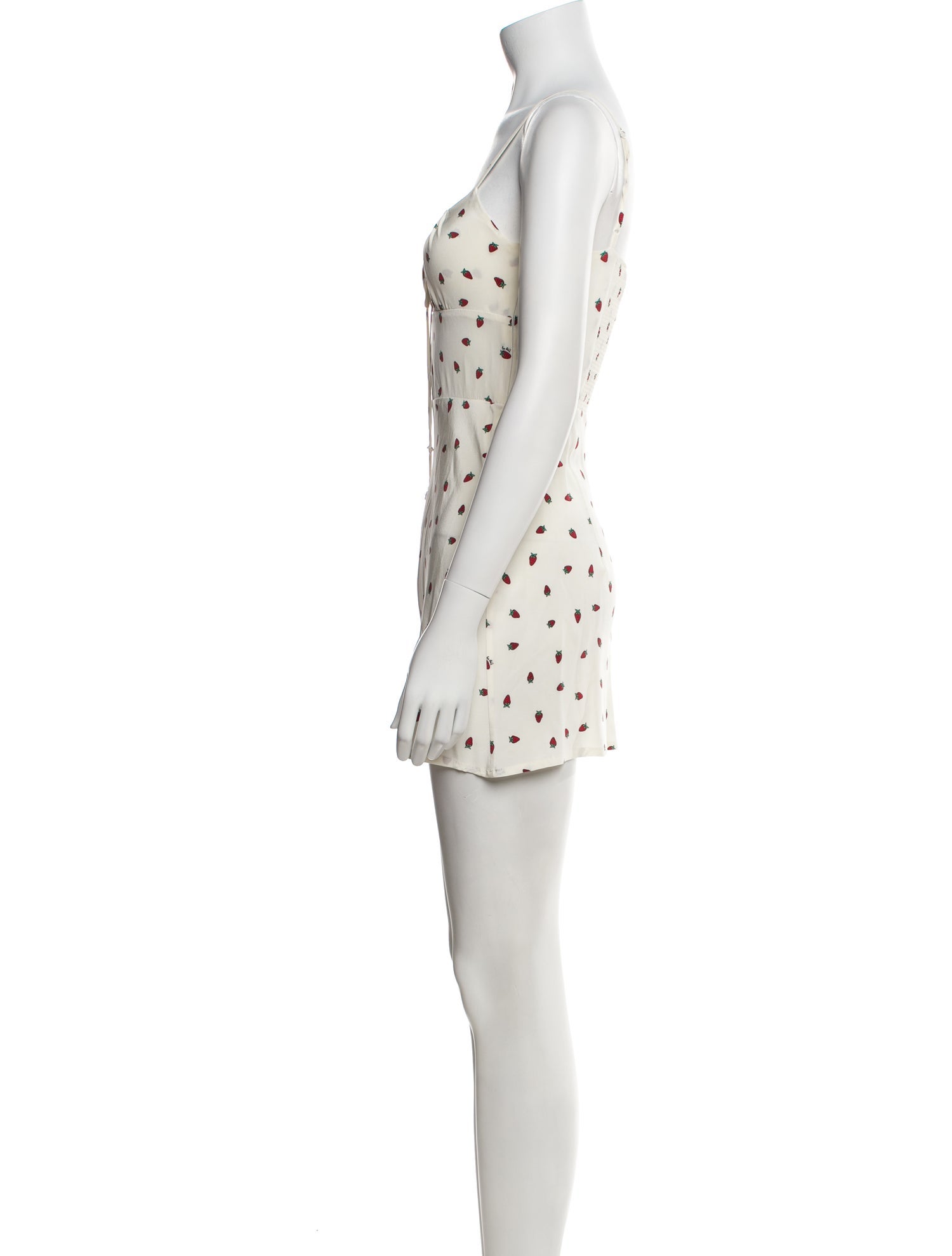 Réalisation Par Printed Square Neckline Tunic