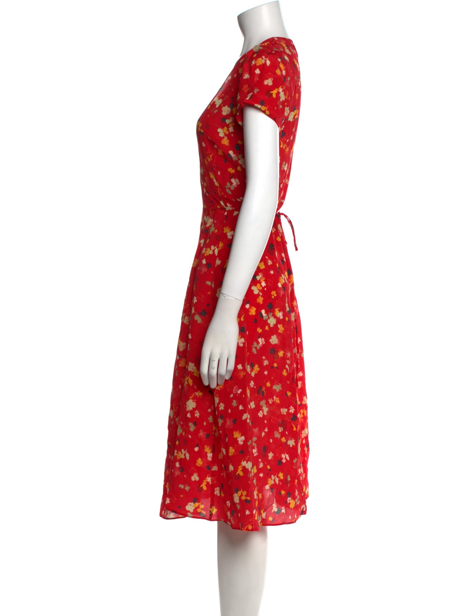 Réalisation Par Silk Midi Length Dress
