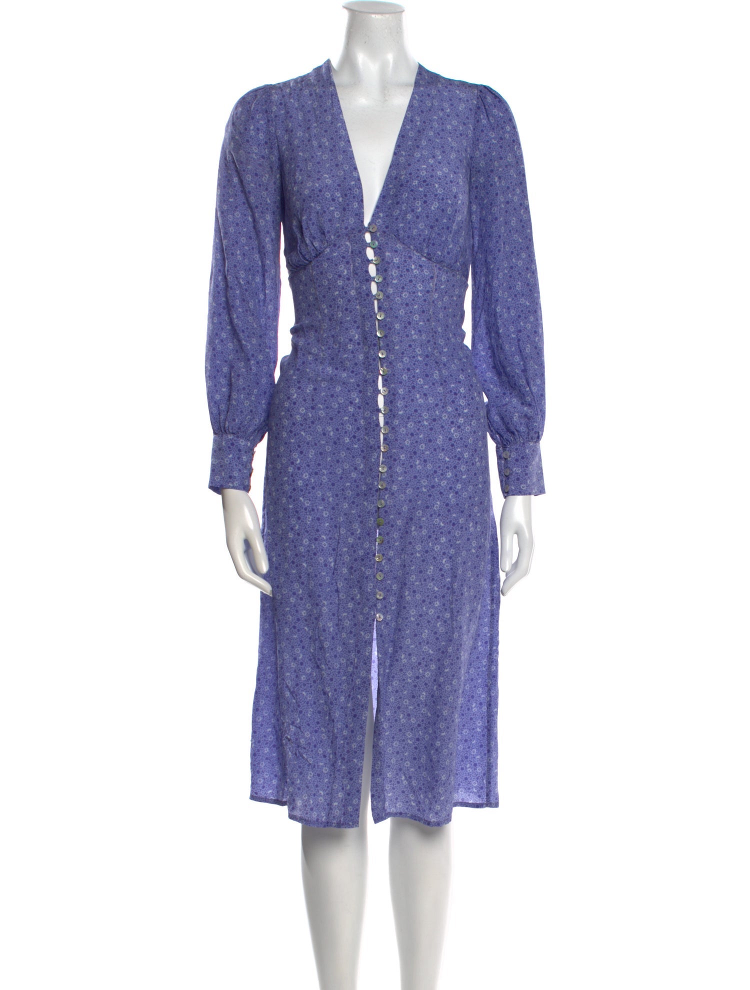 Réalisation Par Printed Midi Length Dress