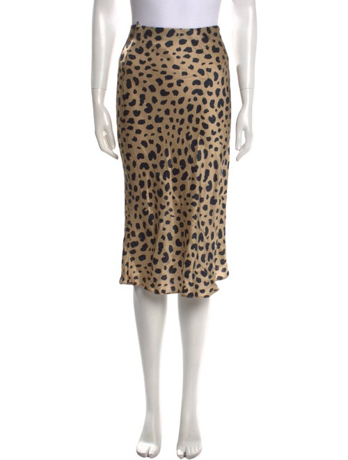 Réalisation Par Silk Knee-Length Skirt