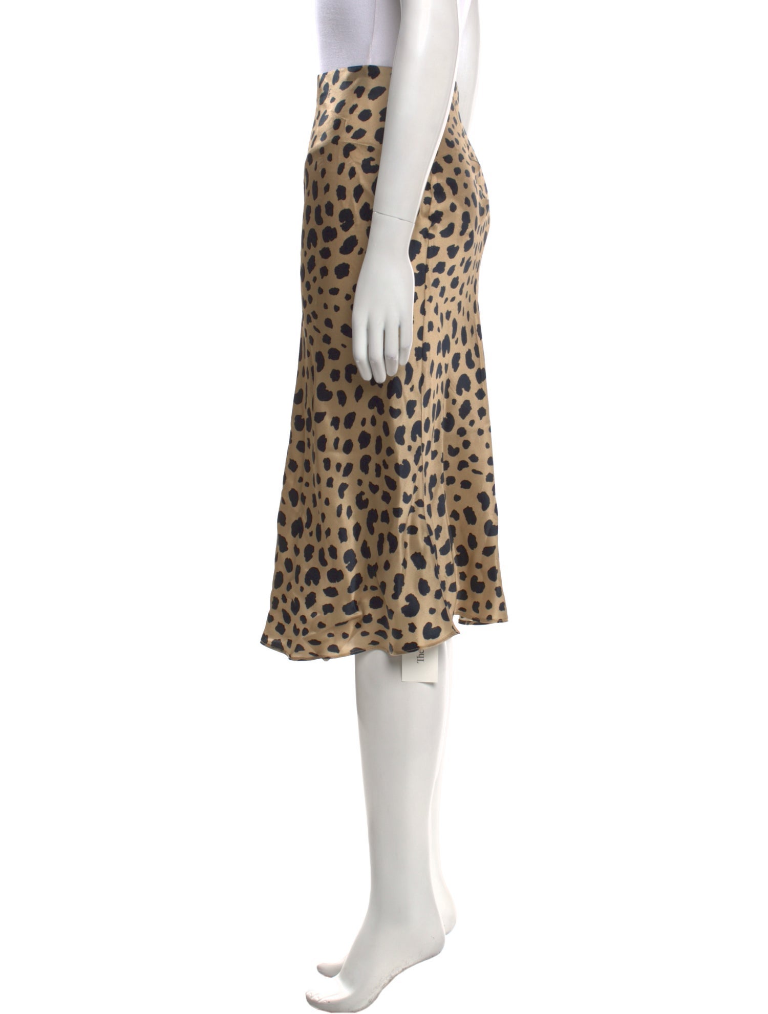 Réalisation Par Silk Knee-Length Skirt