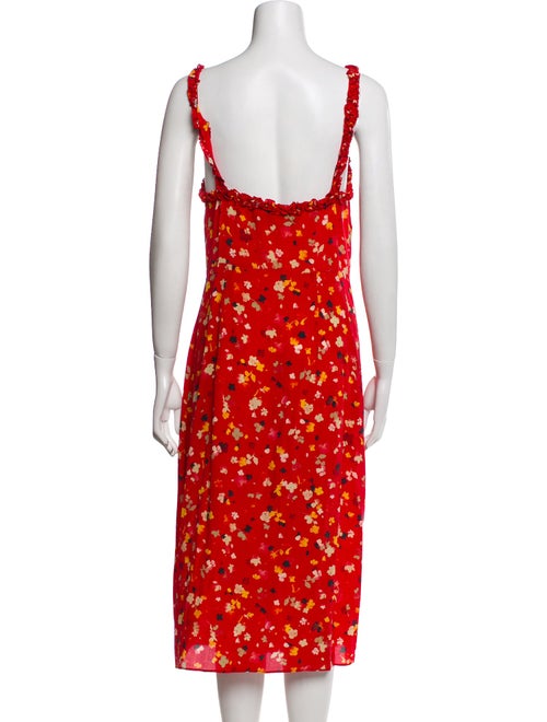 Réalisation Par Silk Midi Length Dress