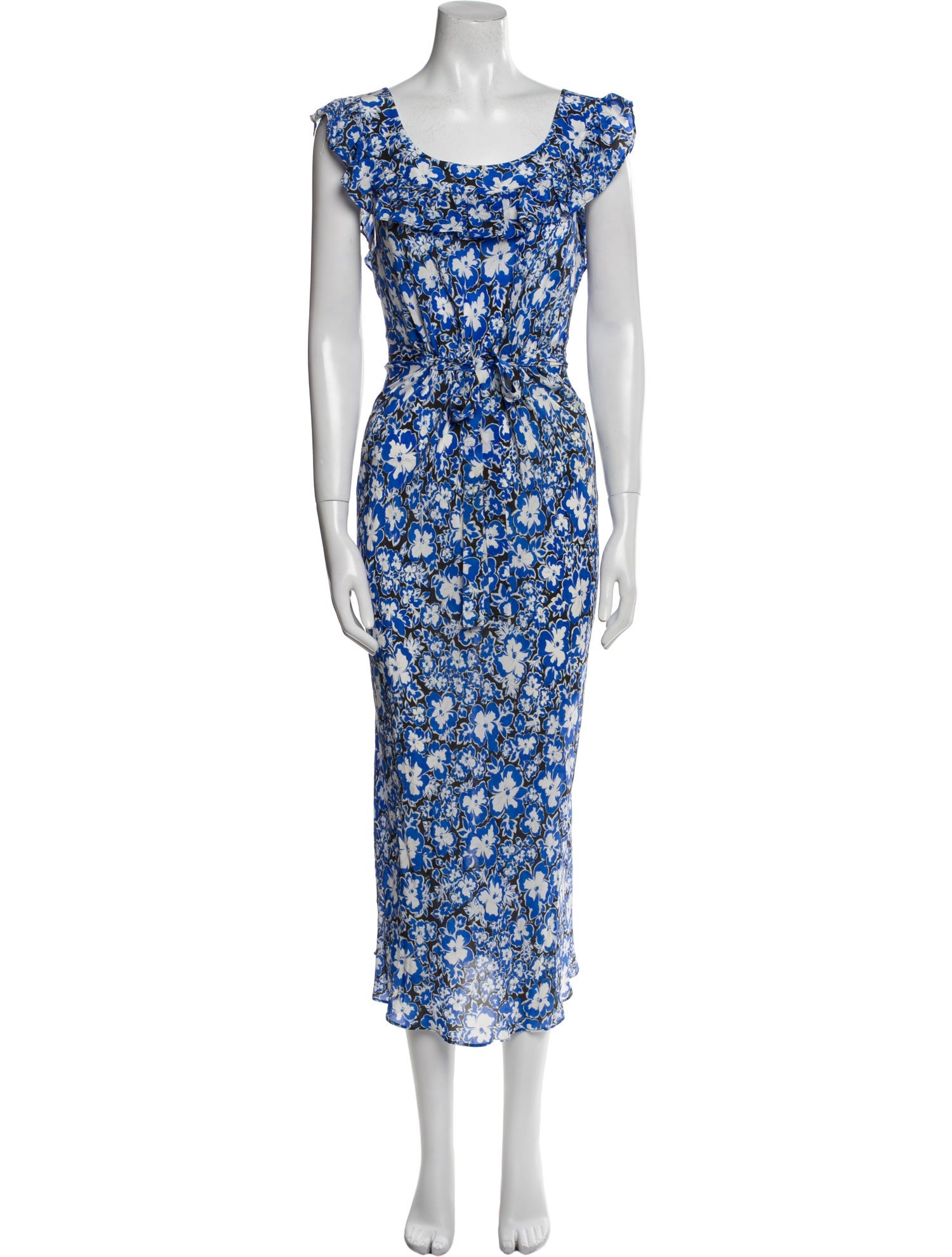 Réalisation Par Silk Midi Length Dress