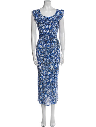 Réalisation Par Silk Midi Length Dress