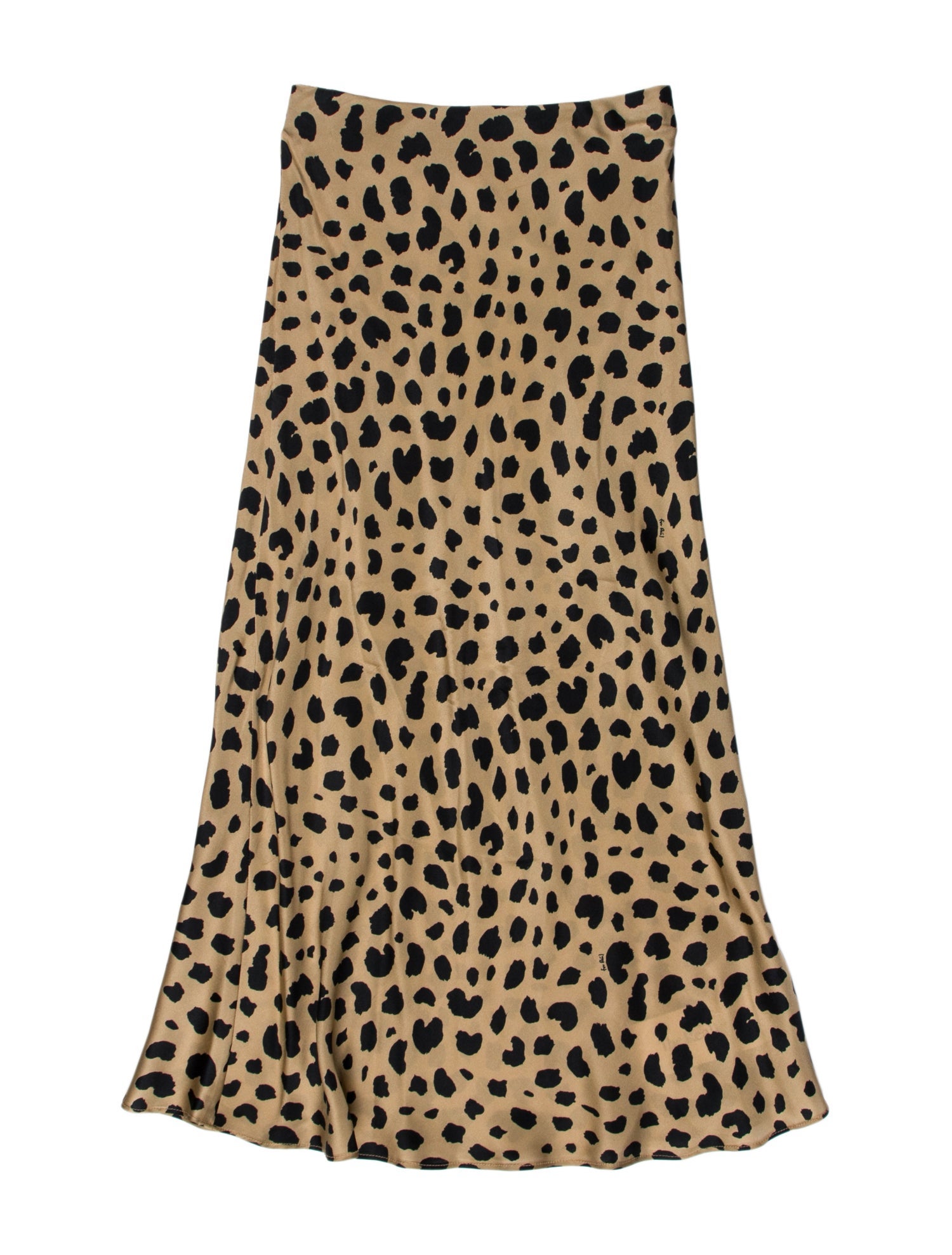 Réalisation Par Silk Knee-Length Skirt